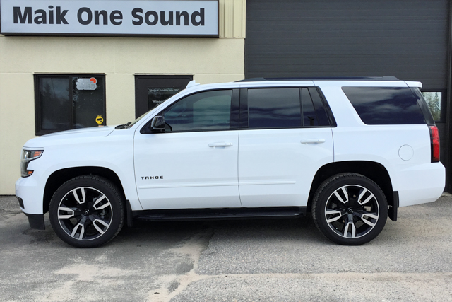 2019 Chevrolet Tahoe with professional window tint in North Bay